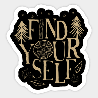 Find Yourself Sticker